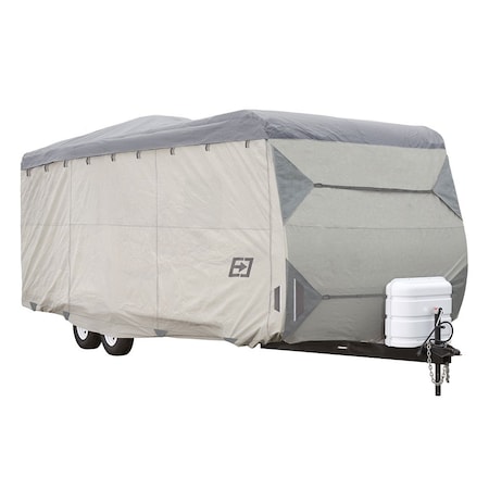 Eevelle EXPEDITION Series, Travel Trailer RV Cover, Gray Color, Fits 27-30ft Long RV EXTT2730